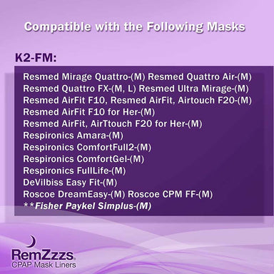 Compatible con mascarillas ResMed F20 F10, y respironics amara y otras